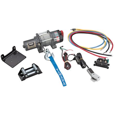 genuine yamaha accessories 3000lb. winch by warn