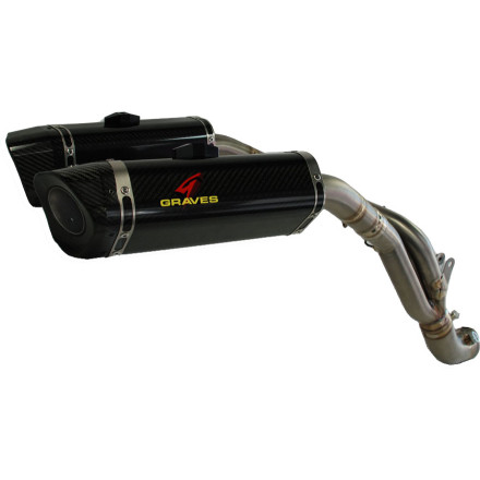 graves link cat eliminator titanium slip-on exhaust