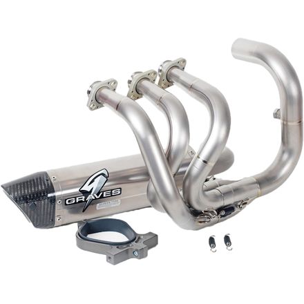graves titanium full system exhaust - yamaha yxz