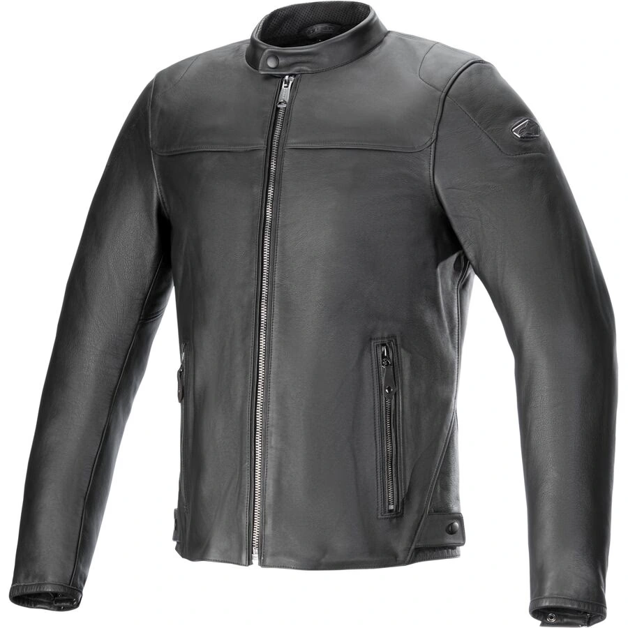 alpinestars blacktrack leather jacket