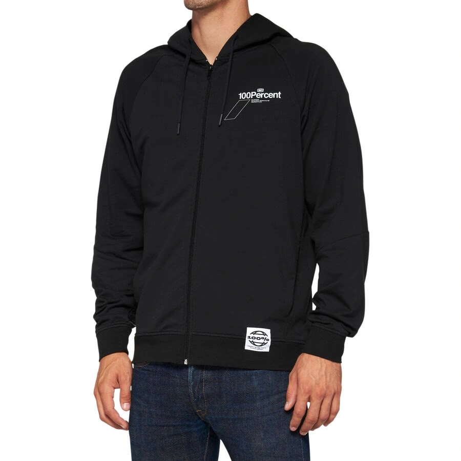 100% falta tech zip hoody