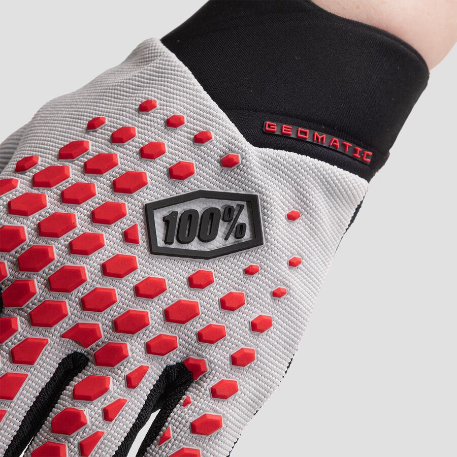 100% geomatic full finger glove - men's 5 100% geomatic full finger glove - men's