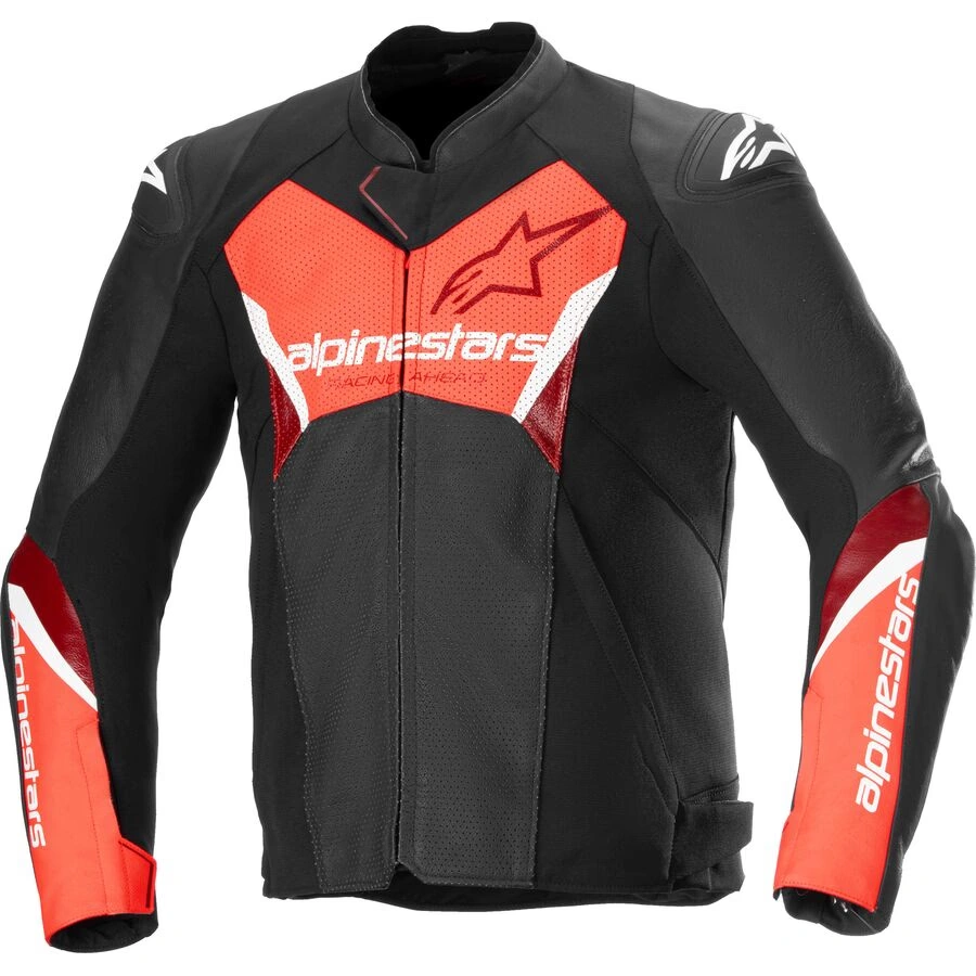 alpinestars faster airflow v3 leather jacket