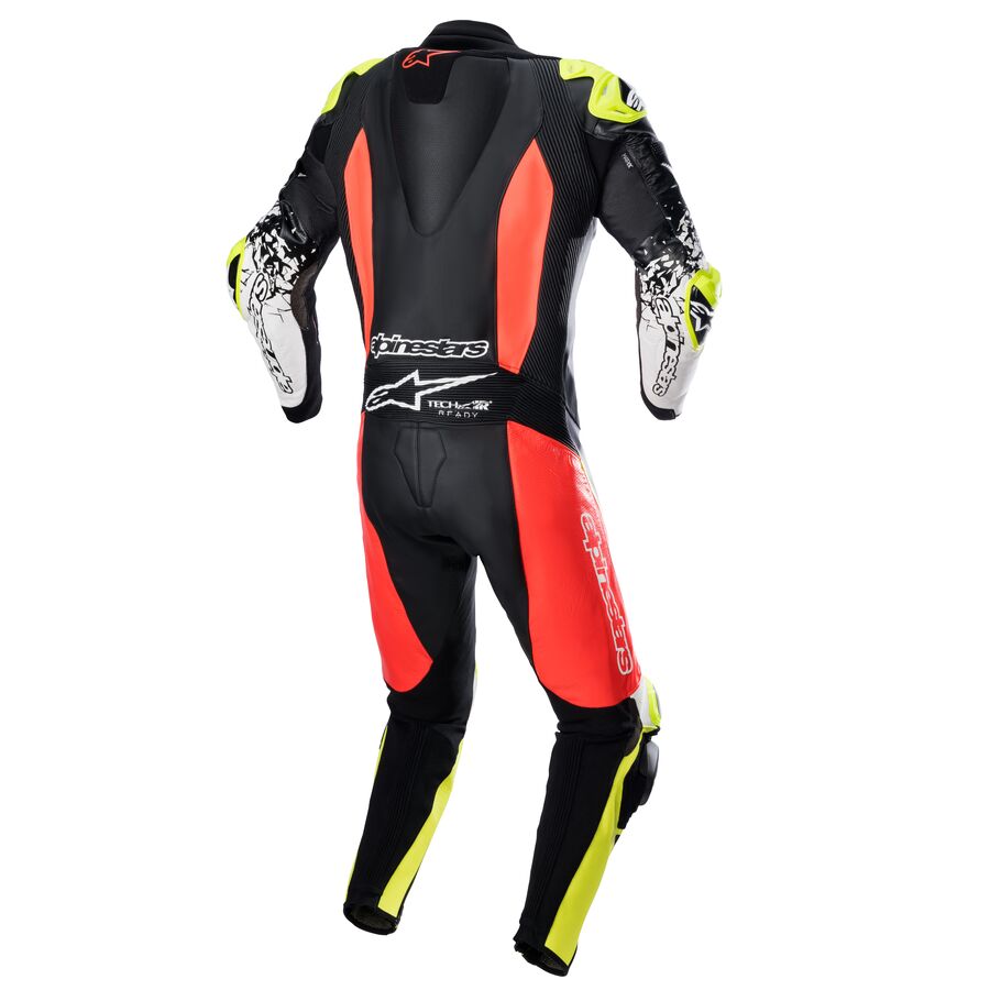 alpinestars gp tech v4 one-piece leather suit (tech air compatible) 5 alpinestars gp tech v4 one-piece leather suit (tech air compatible)