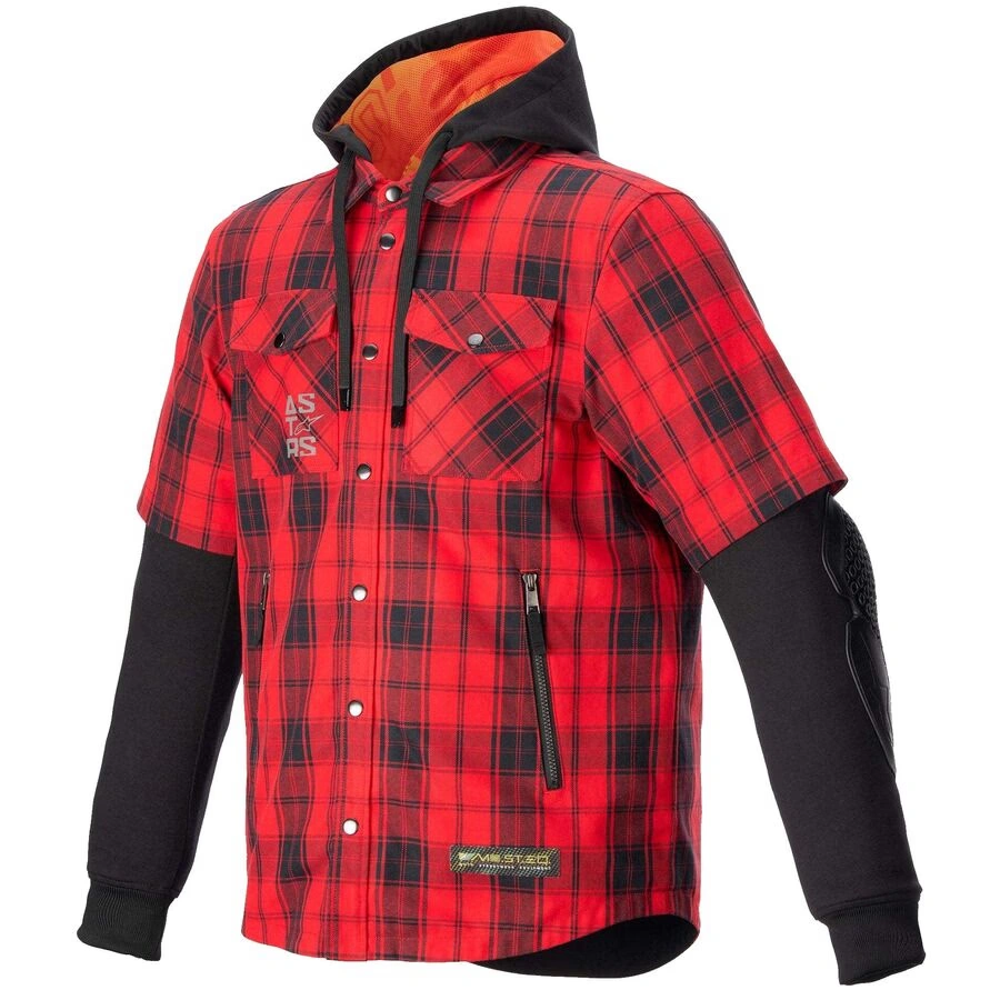 alpinestars mo.st.eq tartan riding shirt